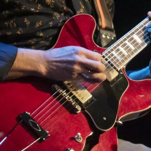 Thomas Meindl, Detailaufnahme Gitarre